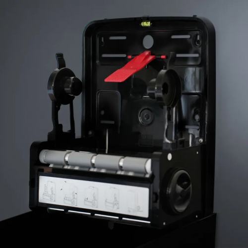 B&W Handtuchrollenspender Autocut SCHWARZ (H1)